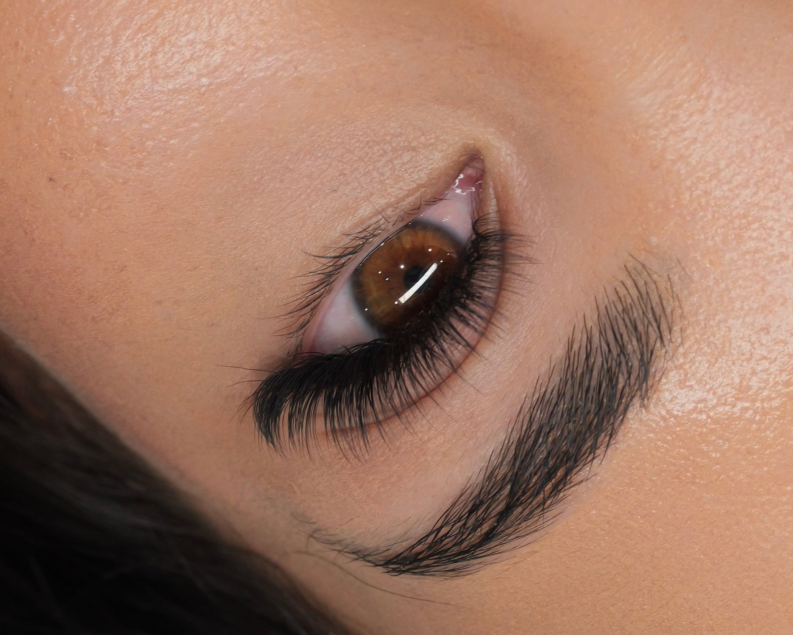 Luxe Natural Volume lash extensions in Crows Nest Sydney at Lashes in Nest