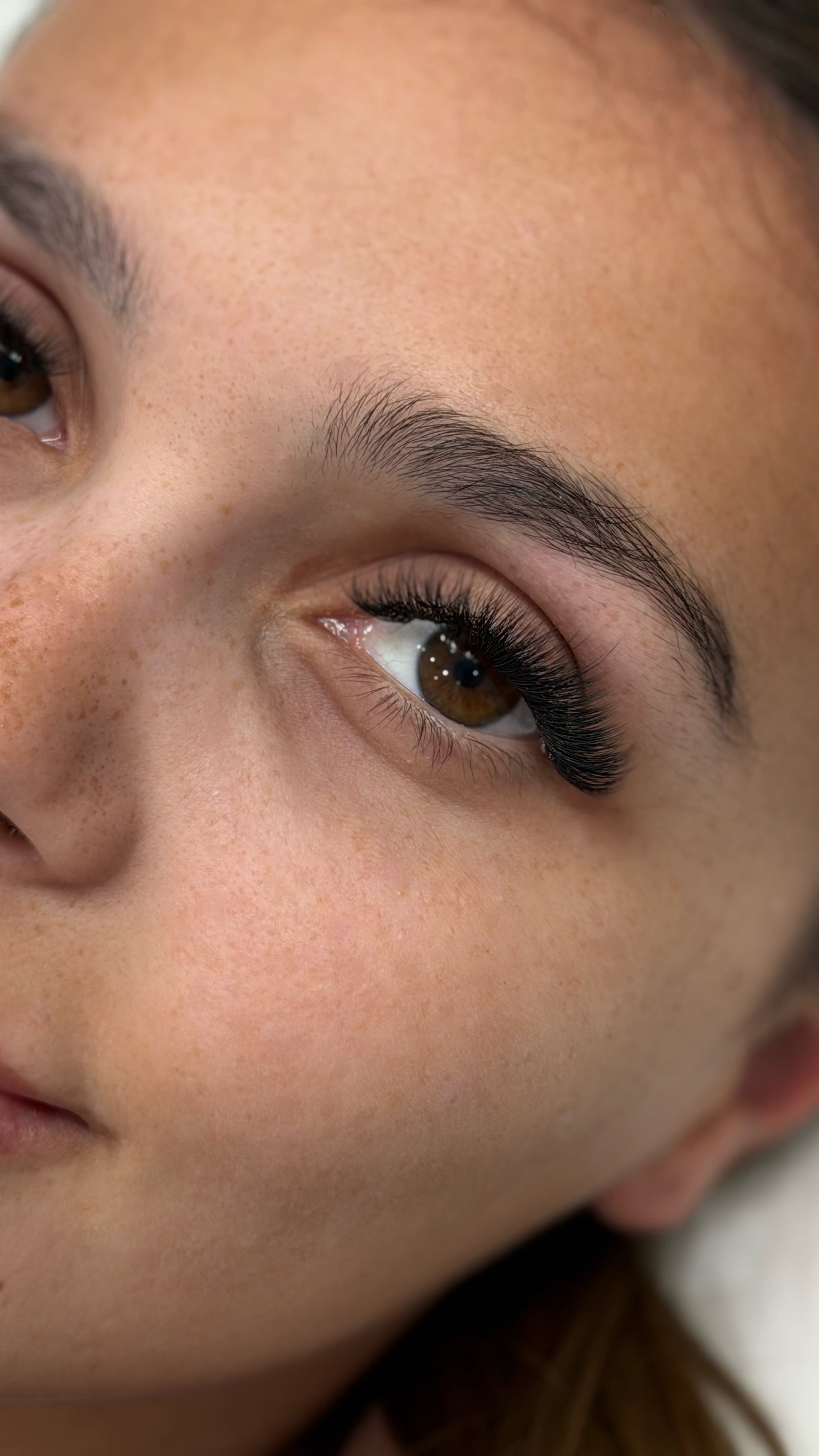 Mega Wispy Glam lash extensions in Crows Nest Sydney at Lashes in Nest