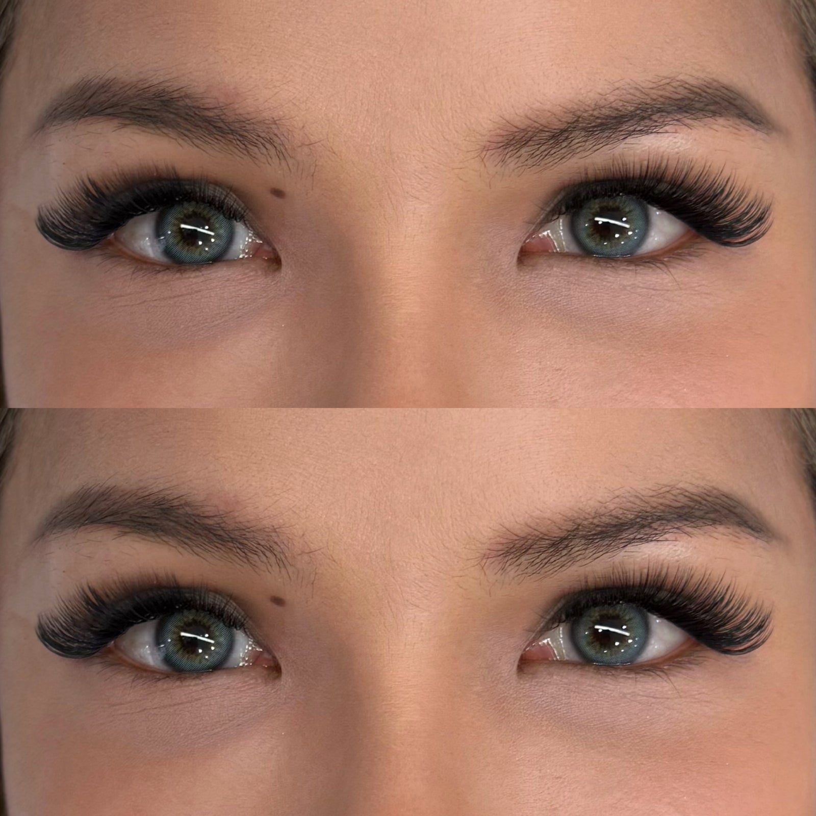 Mega Wispy Glam lash extensions in Crows Nest Sydney at Lashes in Nest